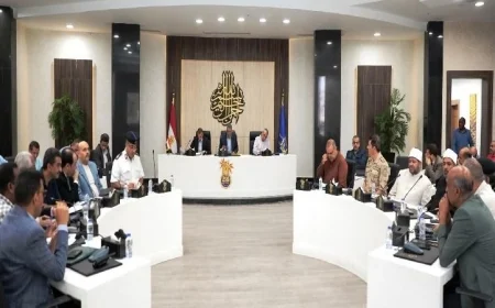 محافظ أسوان يقود الاجتماع التنسيقي للاستعداد لانتخابات مجلس النواب المقبلة