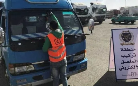 تحرير 912 مخالفة لتركيب الملصق الإلكتروني وسحب 34 سيارة ودراجة نارية قديمة