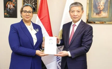 أمل عمار تلتقي بسفير الصين في القاهرة لتعزيز التعاون في قضايا تمكين المرأة