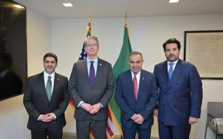 وزير مالية قطر يتواصل مع وزير الخزانة الأمريكي خلال اجتماعات صندوق النقد الدولي