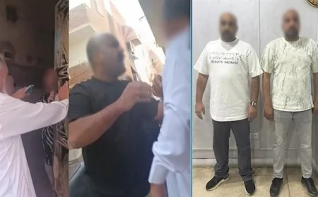 الداخلية تضبط شخصين اعتديا بالضرب على مسن في السويس ومنعاه من دخول منزله