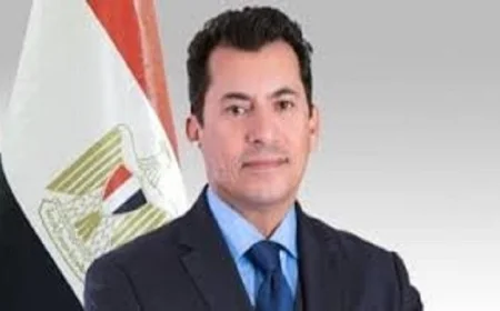 صبحي يشارك في احتفال تسليم شهادة الأيزو لمركز التنمية الشبابية بالجزيرة غدا