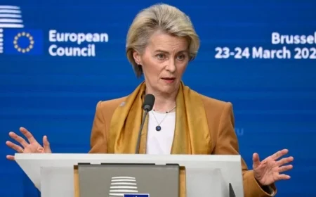 فون دير لاين تدعو صربيا لاتخاذ خطوات جدية نحو الانضمام إلى الاتحاد الأوروبي