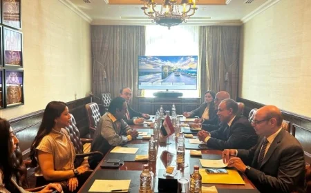 وزير الخارجية يؤكد رغبتنا في استقطاب استثمارات هندية جديدة في القطاعات الصناعية