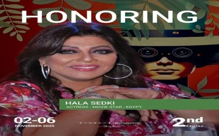 مهرجان VS-FILM للأفلام القصيرة جدا يكرم النجمة هالة صدقي في احتفالية مميزة