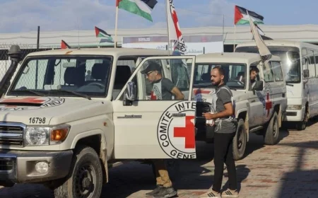 الصليب الأحمر يعلن عن نقل جثامين عشرات الشهداء الفلسطينيين إلى قطاع غزة