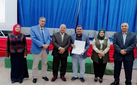 احتفالية مميزة لوحدة التواصل بتعليم الفيوم بمناسبة اليوم العالمي للمعلم