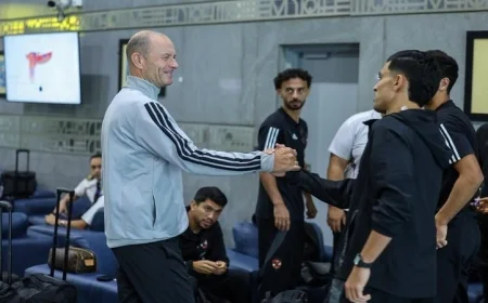 وفد الأهلي ينطلق إلى كيجالي استعدادا لمباراة إيجل نوار في دوري أبطال إفريقيا