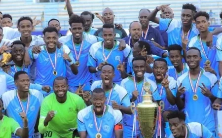 بعثة ديكيداها الصومالي تصل القاهرة استعدادا لمواجهة الزمالك في كأس الكونفيدرالية