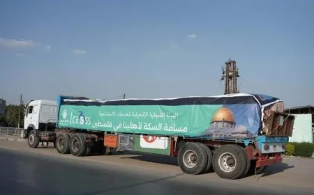 الهيئة الإنجيلية تعزز جهود التحالف الوطني لمساندة المتضررين في غزة