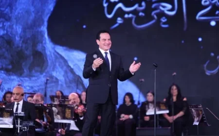 محمد ثروت يخطف الأنفاس في مهرجان الموسيقى بتوديع جمهوره بأغنية بلدي بعد سهرة طربية مميزة