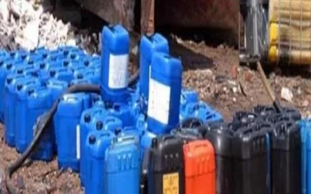 عناصر تموينية تضبط مواد بترولية مدعمة بشكل غير قانوني في حملة بالإسكندرية