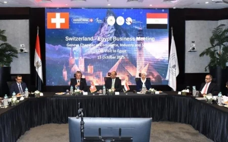هيئة الاستثمار والمناطق الحرة تعقد منتدى الأعمال المصري السويسري لتعزيز التعاون الاقتصادي