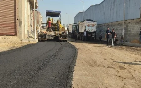 البحيرة تستمر في تحسين شبكة الطرق لتعزيز البنية التحتية وتحقيق التنمية المستدامة