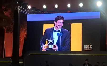 أحمد مالك يحقق إنجازًا تاريخيًا كأول مصري يفوز بجائزة أفضل ممثل في مهرجان الجونة السينمائي