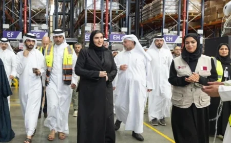 قطر تفتتح جسرا إنسانيا للإغاثة دعماً للشعب الفلسطيني