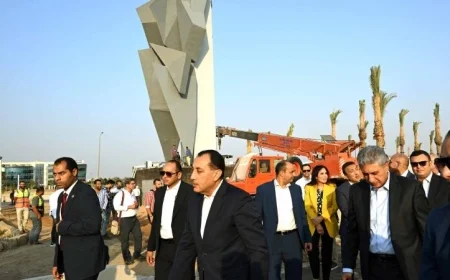 مدبولي يتفقد تقدم تطوير المنطقة المحيطة بالمتحف الكبير ويطمئن على الإنجازات الميدانية