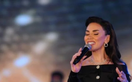 مي فاروق تأسر الجمهور بأمسية طربية ساحرة على مسرح النافورة في دار الأوبرا المصرية