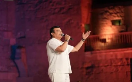 إيهاب توفيق يشعل حفلاً غنائياً مميزاً في أمريكا اليوم