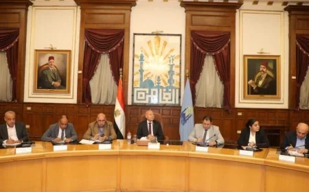 محافظ القاهرة يعلن خطة لتجميل العاصمة وتحسين الطرق المؤدية للمتحف الكبير