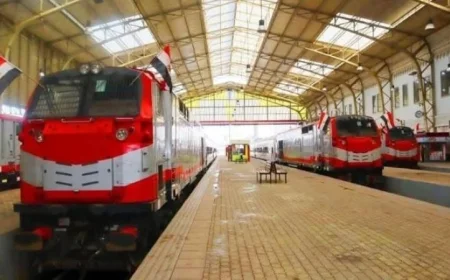 السكة الحديد تعلن عن تعديل مواعيد القطارات الجديدة على الوجه القبلي