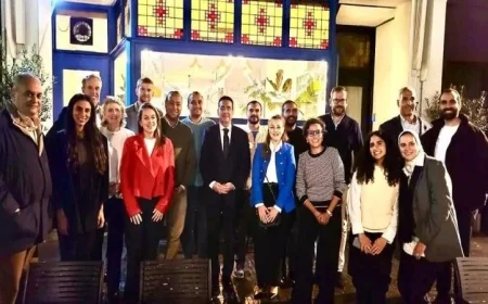 السفير المصري في لاهاي يعقد اجتماعاً مثمراً مع ممثلين لشركات الزراعة والأمن الغذائي