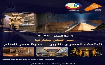 محافظة البحيرة تستعد لاحتفالات افتتاح المتحف المصري الكبير في الأول من نوفمبر