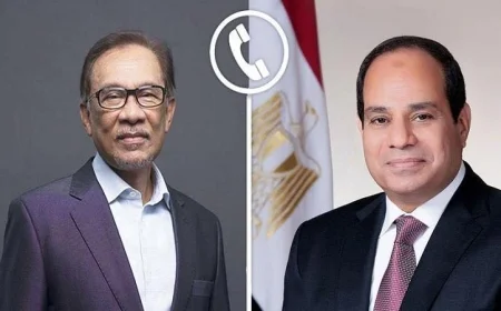 الرئيس السيسي يعلن عن تعزيز التعاون مع ماليزيا خلال مؤتمر إعادة إعمار غزة