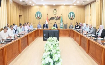 سكرتير عام المنوفية يتابع تقدم ملفي التصالح والتقنين ويفتتح المتحف المصري الجديد