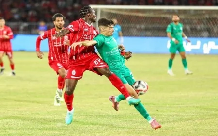 مباراة المصري والاتحاد الليبي تنتهي بالتعادل السلبي في ذهاب تمهيدي الكونفيدرالية