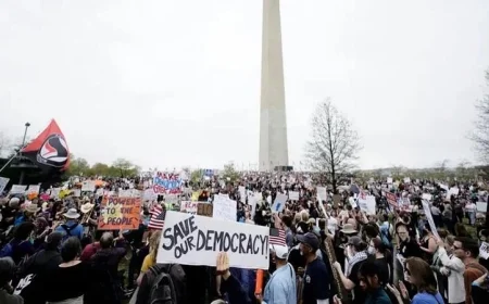 ملايين المعارضين لترامب يتجمعون في تظاهرات حاشدة السبت في جميع أنحاء أمريكا