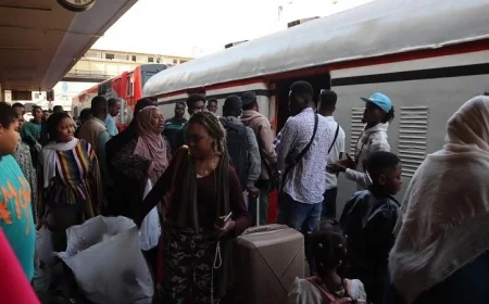 السكة الحديد تطلق الرحلة 26 لنقل السودانيين في إطار مبادرة العودة الطوعية