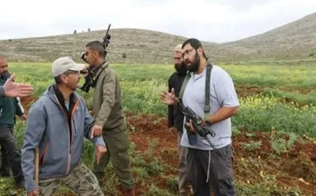 مستوطنون يعتدون على مزارعين فلسطينيين في جنوب نابلس