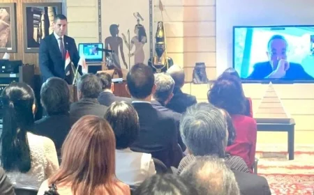 سفير مصر في اليابان يبرز الروابط الثقافية القوية ويشيد بالتعاون المثمر بين البلدين