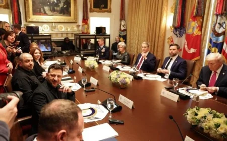 ترامب يدعو لإنهاء الحرب الروسية الأوكرانية خلال استقباله زيلينسكي