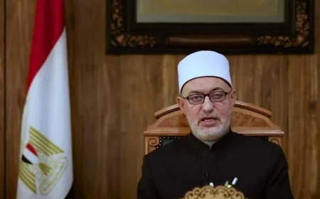 مفتي الجمهورية يعزز الثوابت المصرية في دعم القضية الفلسطينية