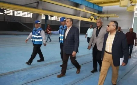 وزير الدولة للإنتاج الحربي يزور شركة حلوان للآثاث والمعدات لمتابعة مراحل التصنيع