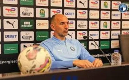 يورتشيتش بعد فوز بيراميدز بالسوبر الإفريقي يتوج الفريق بلقب ملوك إفريقيا