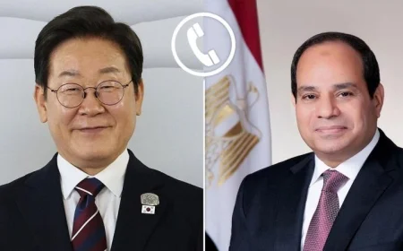 الرئيس السيسي والرئيس الكوري يعززان أهمية السلام العالمي من خلال التعاون المشترك