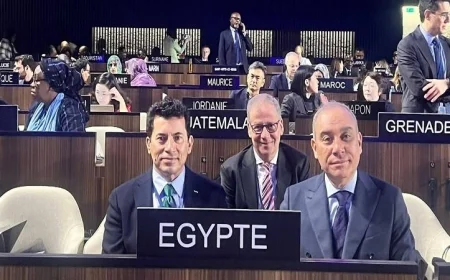 وزير الشباب يشارك في مؤتمر الأطراف لاتفاقية مكافحة المنشطات في الرياضة بجامعة اليونسكو
