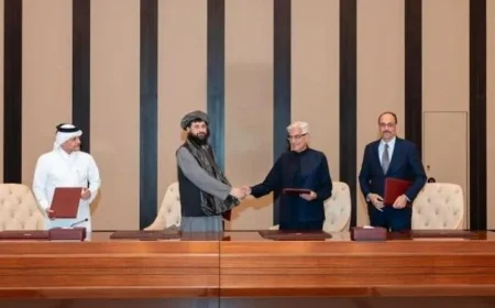 قطر تعلن عن اتفاق تاريخي لوقف إطلاق النار بين باكستان وأفغانستان