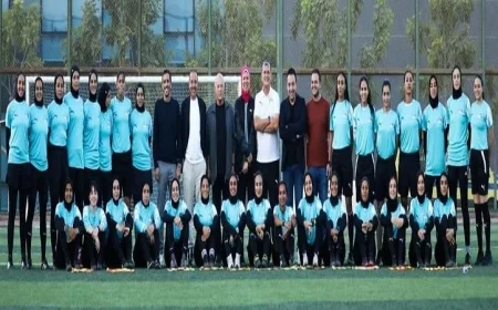 أبوريدة وأعضاء مجلس الإدارة يزورون معسكر المحكمات لمتابعة التطورات الرياضية