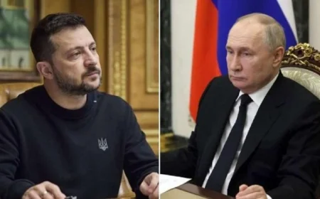 زيلينسكي يعلن استعداده لعقد قمة مع بوتين في بودابست