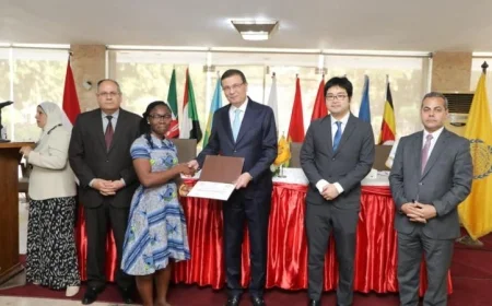 فاروق يحتفي بتخريج 24 متدربًا من 19 دولة أفريقية في حفل مميز