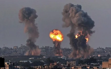 استشهاد 44 فلسطينيًا جراء نيران الاحتلال الإسرائيلي في غزة منذ فجر اليوم