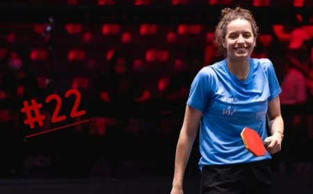 هنا جودة تتألق وتحقق المركز 22 عالميًا في فردي السيدات لتنس الطاولة