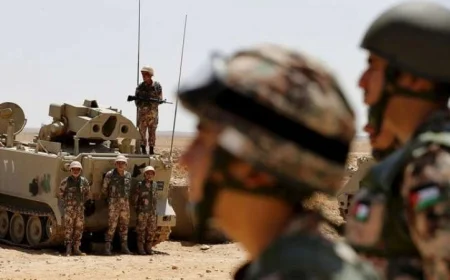 القوات المسلحة الأردنية تنجح في إحباط تسلل شخص من الحدود الشمالية
