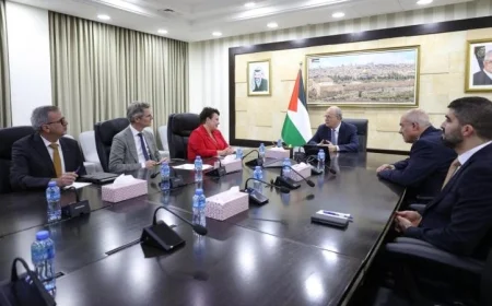 تعزيز التعاون بين فلسطين وهولندا في مشروعات الإعمار بالضفة الغربية وغزة