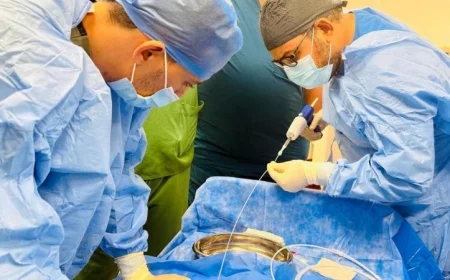 إطلاق ورشة تدريبية جديدة لعلاج دوالي الساقين باستعمال تقنية الصمغ الطبي في بورسعيد