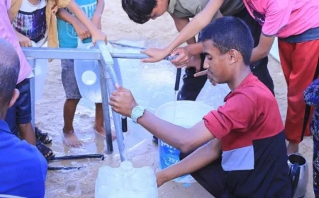 سلمان للإغاثة تطلق المرحلة الأولى من مشروع تحلية المياه في غزة لتحسين الظروف المائية